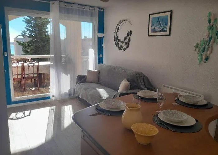 Joli Appartement Climatise Residence Avec Piscine Et Plage Du Grazel A 180M * גרואיסאן