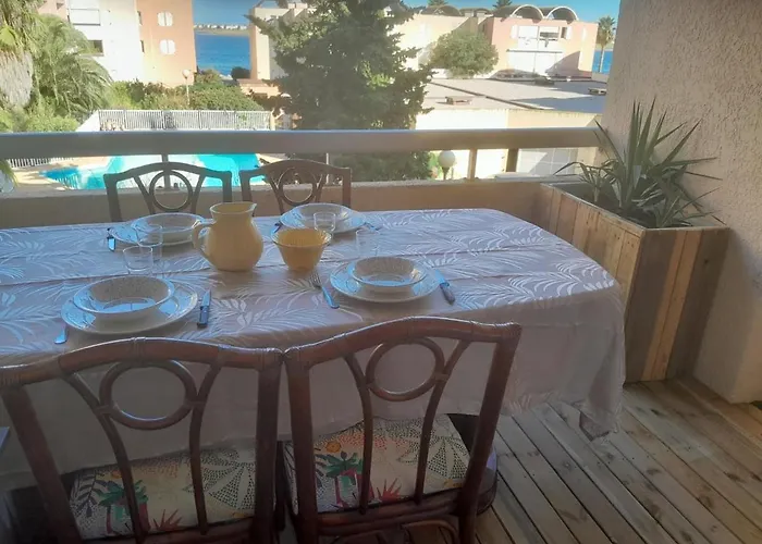 דירה Joli Appartement Climatise Residence Avec Piscine Et Plage Du Grazel A 180M *